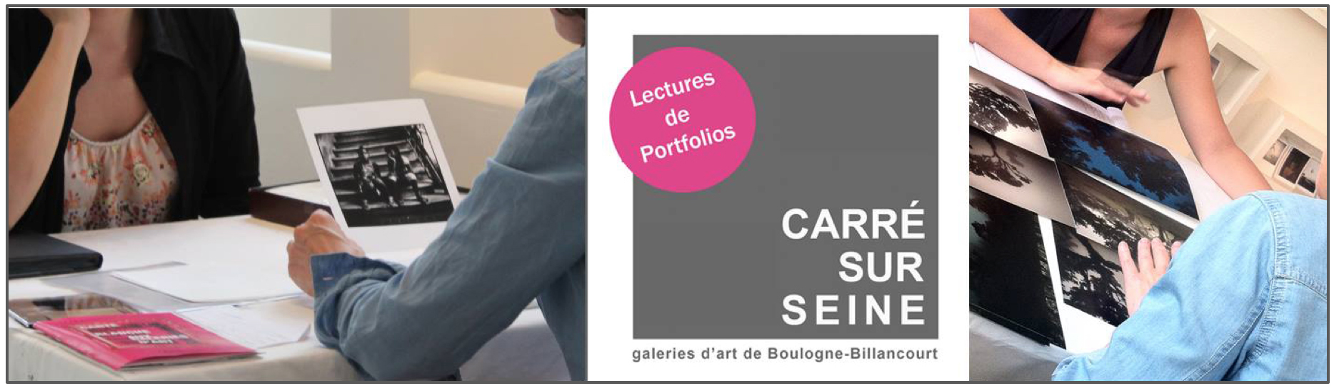 bandeau lectures de portfolios Carré sur Seine